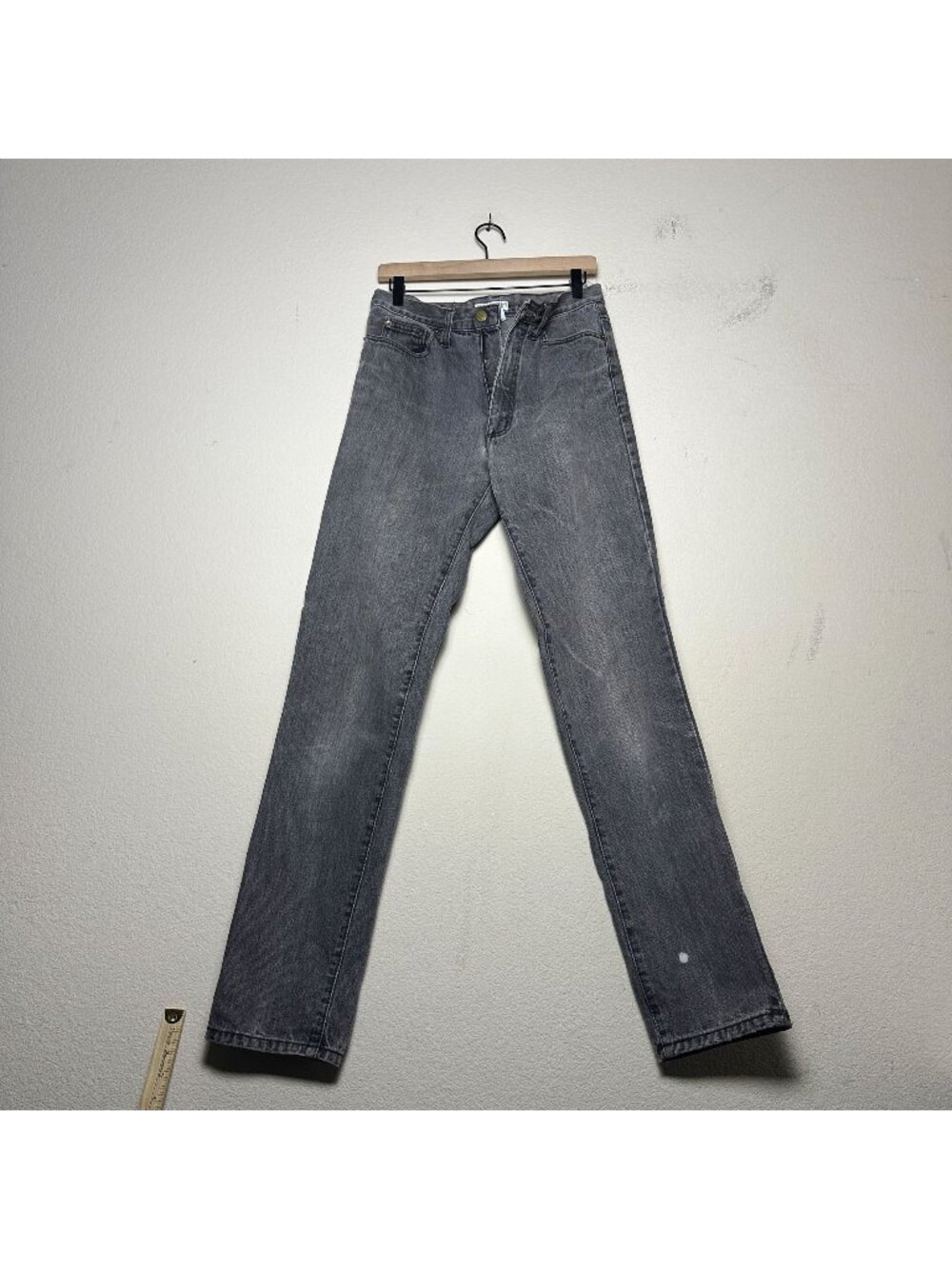 VTG Georges Marciano Guess Denim Jean Pant Men 31x32 Slim Straight Grey Wash